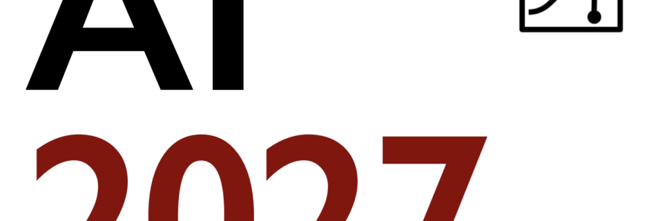 Grafik mit der Aufschrift AI 2027