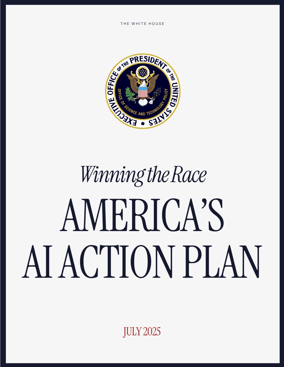 Buchcover America's Action Plan