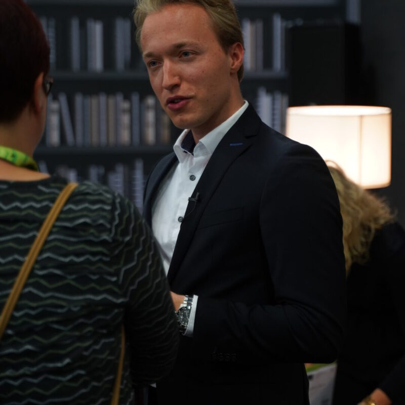 Marlow D. Guttmann im Gespräch mit dem Publikum nach der Keynote